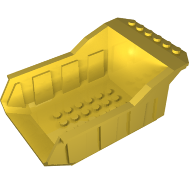 90109 - Vehicle, Tipper Bed 12 x 8 x 5 with Studs on Front Top only