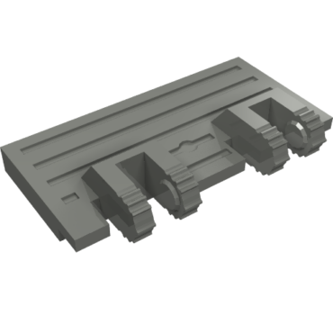 92092 - Hinge Train Gate 2 x 4 Locking Dual 2 Fingers without Rear Reinforcements