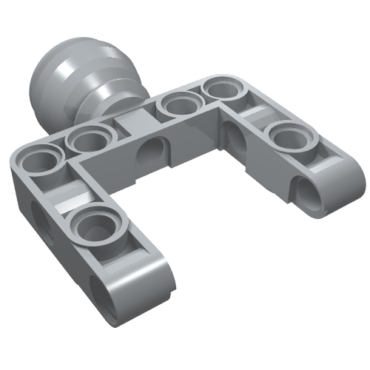 92910 - Technic, Steering Ball Joint Large Open with C-Shape Pivot Frame