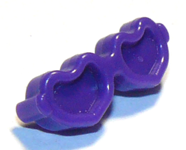 93080k - Friends Accessories Glasses, Heart Shaped with Small Pin
