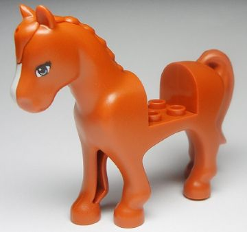 93083c01pb01 - Horse with 2 x 2 Cutout with Blue Eyes and White Blaze Pattern
