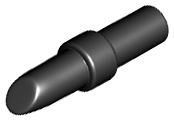93094pb03 - Minifigure, Utensil Lipstick with Black Handle Pattern