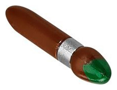 93552pb01 - Minifigure, Utensil Paint Brush with Silver Ferrule and Green Tip Pattern