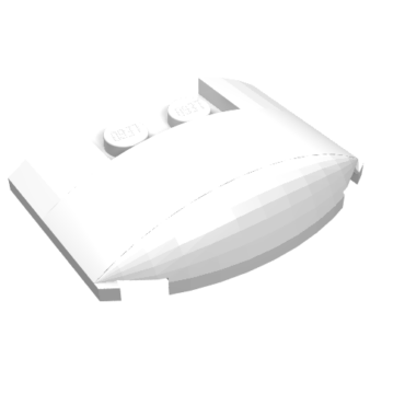 93604 - Wedge 3 x 4 x 2/3 Triple Curved