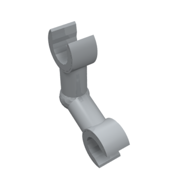 93609 - Arm Skeleton, Bent with Clips (Horizontal Grip)