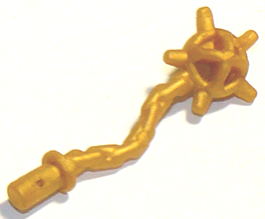 93787 - Minifigure, Weapon Spiked Flail / Mace - Flexible Rubber
