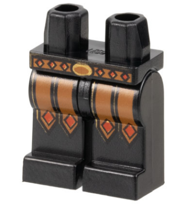 970c00pb0013 - Hips and Legs with Castle Knights Kingdom Leather Armor Pattern
