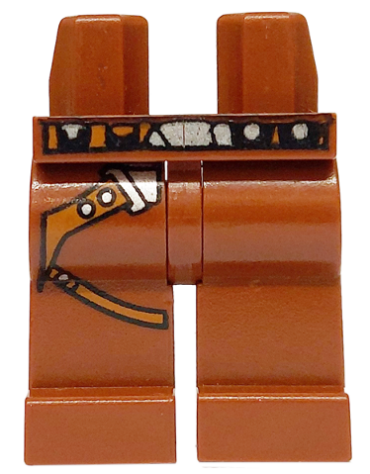 970c00pb0023 - Hips and Legs with SW Gunbelt, Rectangles on Hips Pattern