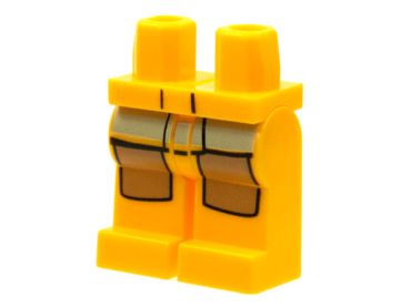 970c00pb0128 - Hips and Legs with Fire Suit Pattern