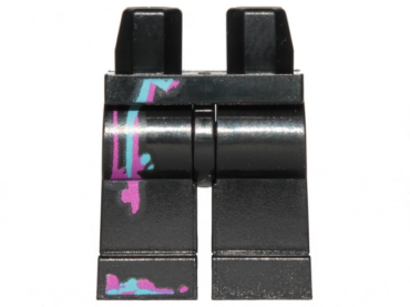 970c00pb0283 - Hips and Legs with Magenta and Medium Azure Markings Pattern