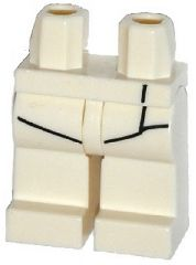 970c00pb0358 - Hips and Legs with Black Fencing Plastron Outline Pattern