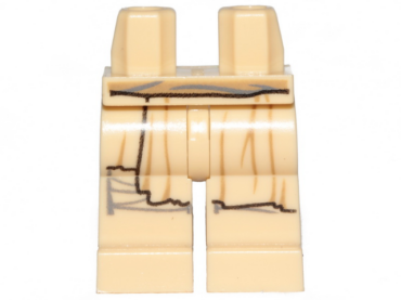 970c00pb1047 - Hips and Legs with SW Frayed Robe and Wrappings on Right Leg Pattern