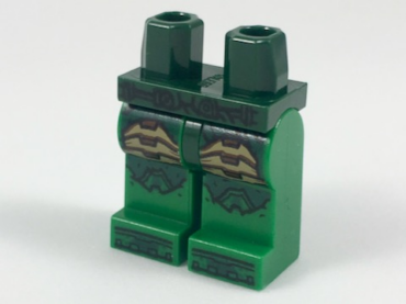 970c06pb07 - Hips and Green Legs with Tan and Dark Green Parademon Armor Pattern