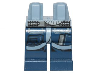 970c63pb07 - Hips and Dark Blue Legs with SW U-Wing/Y-Wing Pilot Pockets and Sand Blue Belts Pattern