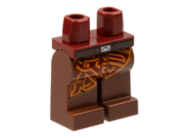 970c88pb03 - Hips and Reddish Brown Legs with SW Belt and Skirt Pattern