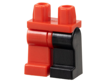 970d03 - Hips and 1 Black Left Leg, 1 Red Right Leg