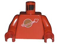 973p90c02 - Torso Space Classic Moon Pattern / Red Arms / Red Hands