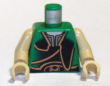 973pb0068c01 - Torso SW Gungan Gold Trim Pattern / Tan Arms / Tan Hands