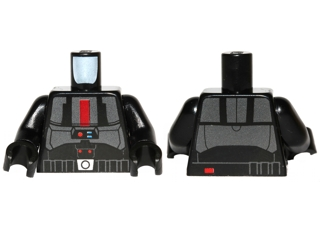 973pb1251c01 - Torso SW Armor Sith Trooper Pattern / Black Arms / Black Hands