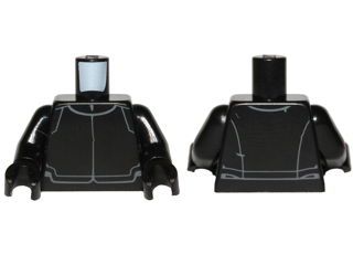 973pb2134c01 - Torso SW First Order Crew Member Uniform Pattern / Black Arms / Black Hands