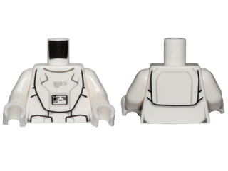 973pb2156c01 - Torso SW First Order Snowtrooper Armor Pattern / White Arms / White Hands
