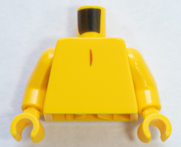 973pb4268c01 - Torso Dark Orange Line and Tail Pattern / Yellow Arms / Yellow Hands