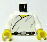 973ps3c01 - Torso SW Wrap-Around Tunic and Utility Belt Pattern / White Arms / Yellow Hands