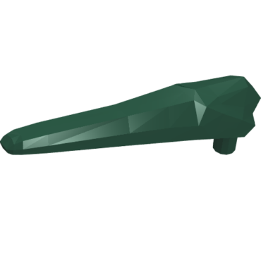 98087 - Dinosaur Jaw Lower Pteranodon with Pin - Flexible Plastic