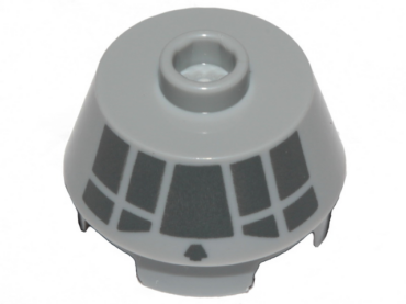 98100pb15 - Cone 2 x 2 Truncated with Dark Bluish Gray Millennium Falcon Cockpit on Side Pattern