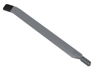 99013pb01 - Technic Rotor Blade Large Bent with 3L Liftarm Thick and Black Rubber Tip Pattern