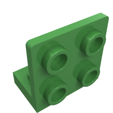 99207 - Bracket 1 x 2 - 2 x 2 Inverted