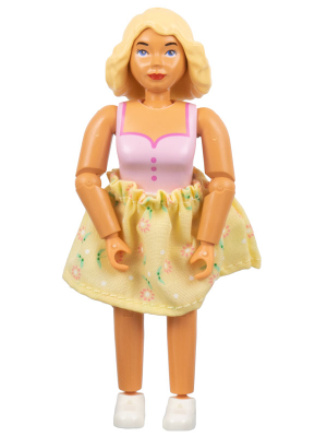 belvfemale23a - Belville Female - Pink Swimsuit, Light Yellow Hair, Skirt