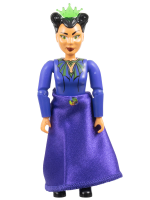 belvfemale41a - Belville Female - Queen, Short Black Hair, Violet Top, Skirt Long, Tiara