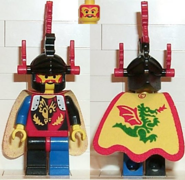 cas219 - Dragon Knights - Dragon Master, Red Plumes, Dragon Cape