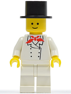 chef003 - Chef - White Legs, Standard Grin, Black Top Hat