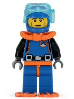col015 - Deep Sea Diver, Series 1 (Minifigure Only without Stand and Accessories)