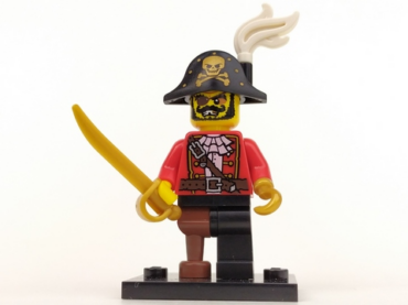 col08-15 - Pirate Captain, Series 8 (Complete Set with Stand and Accessories)