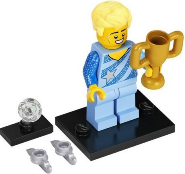col22-6 - Figure Skating Champion, Series 22 (Complete Set with Stand and Accessories)