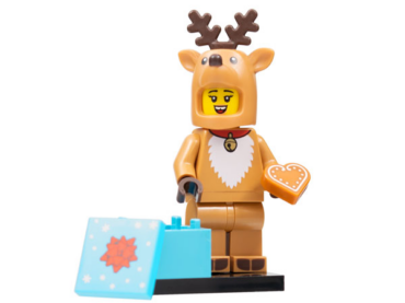 col23-4 - Reindeer Costume, Series 23 (Complete Set with Stand and Accessories)