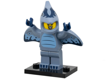 col27-6 - Pterodactyl Costume Fan, Series 27 (Complete Set with Stand and Accessories)