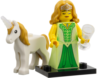 col29-12 - Unicorn Elf, Series 29 (Complete Set with Stand and Accessories)