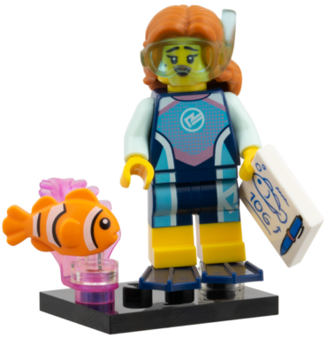 col29-2 - Marine Biologist, Series 29 (Complete Set with Stand and Accessories)