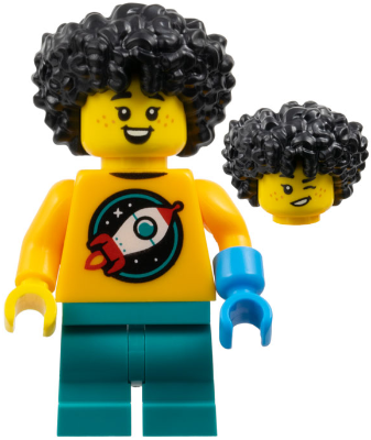 col452 - Astronomer Kid, Series 27 (Minifigure Only without Stand and Accessories)