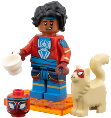 colspi-6 - Pavitr Prabhakar / Spider-Man India, Spider-Man Across the Spider-Verse (Complete Set with Stand and Accessories)