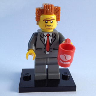 coltlm-2 - President Business, The LEGO Movie (Complete Set with Stand and Accessories)