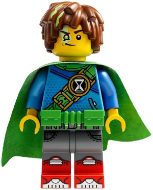 drm021 - Mateo - Bright Green Utility Belt and Cape