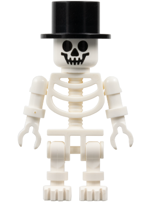 gen027 - Skeleton with Standard Skull, Top Hat