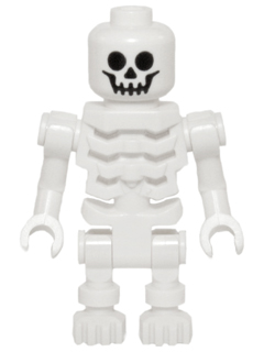 gen069 - Skeleton with Standard Skull, Angular Rib Cage, Bent Arms