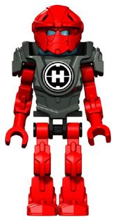 hf003 - Hero Factory Mini - Furno - Bright Light Blue Head