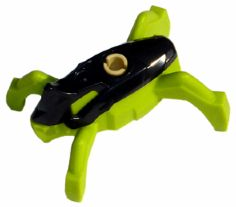 hf007 - Hero Factory Jumper - Black Top and Lime Base